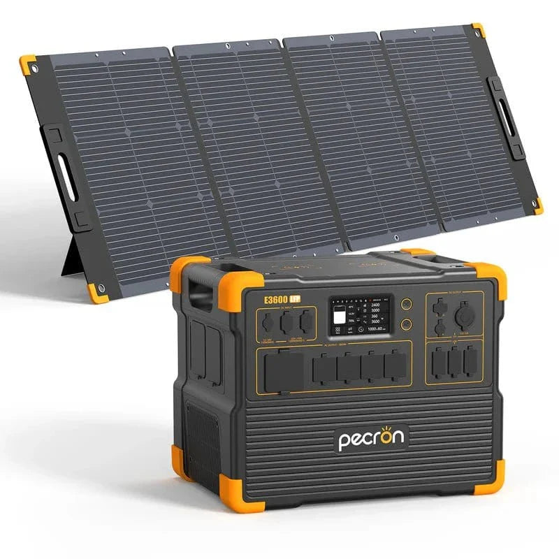 Pecron E3600LFP Portable Power Station + 300W Solar Panel