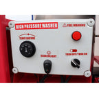 Industrial 4000 PSI Hot Water Pressure Washer with 436 Gal Water Tank