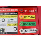 Industrial 4000 PSI Hot Water Pressure Washer with 436 Gal Water Tank
