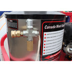 Industrial 4000 PSI Hot Water Pressure Washer with 436 Gal Water Tank