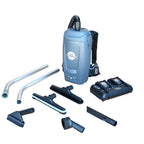 PRE ORDER: 18V Battery Powered Backpack Vacuum 6L for Janitorial Cleaning – Lightweight Cordless Commercial Vacuum with Quiet Operation