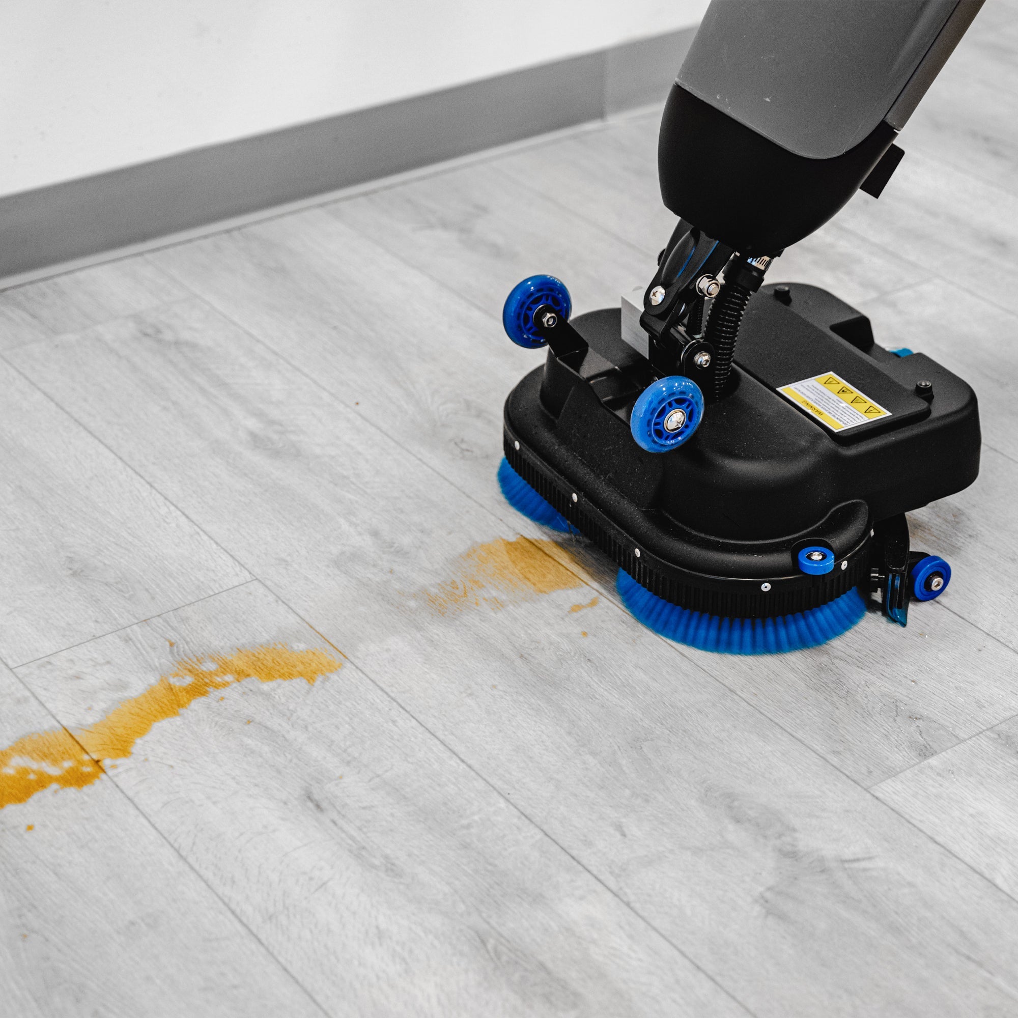 Electric Floor Scrubber Cleaner with 18” Power Mop Brushes Cordless 36V Battery Powered