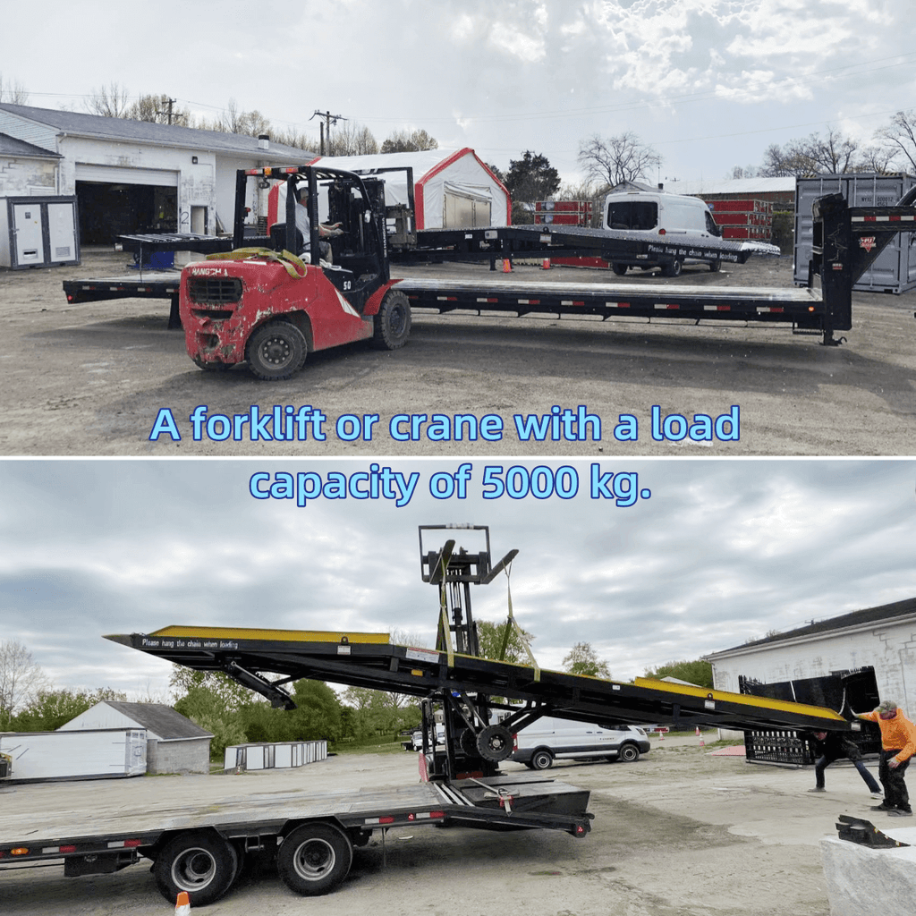 18,000 lb. Capacity Portable Loading Dock Ramps Yard Ramp