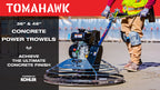 36" Concrete Power Trowel 6HP Kohler Float Pan Screed Edge Cement Finishing Tool