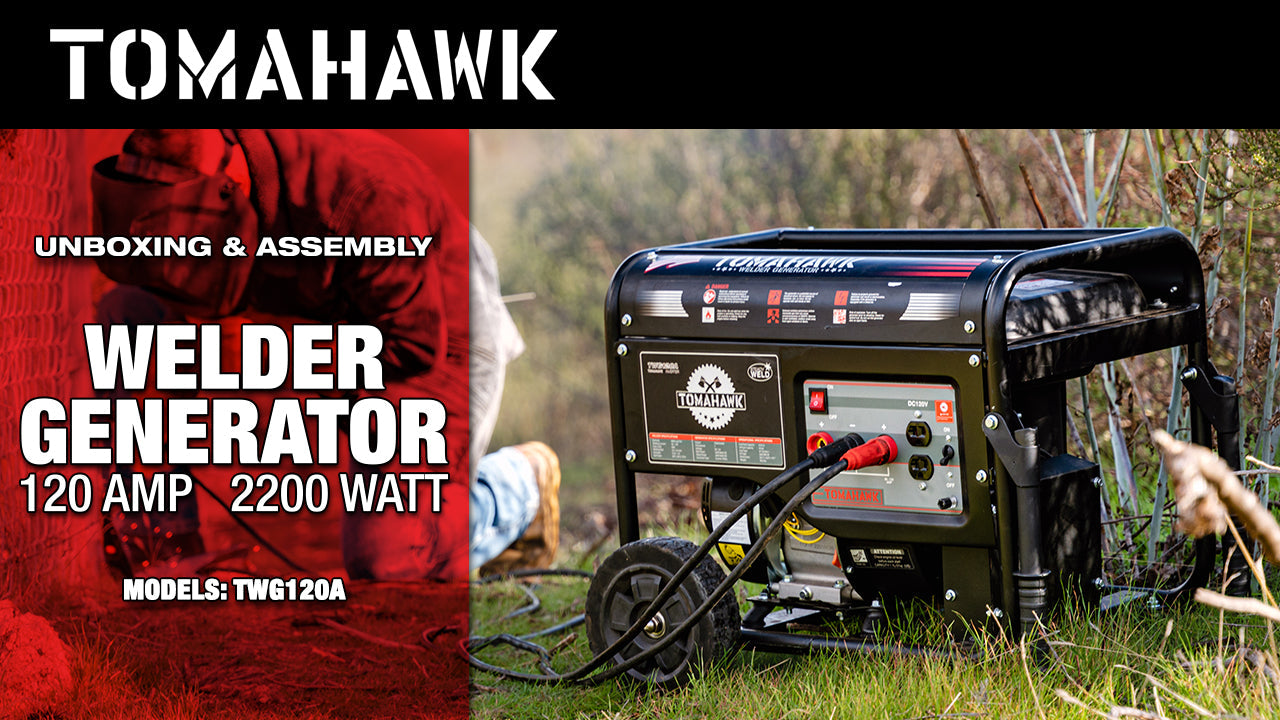 PRE ORDER: 120 Amp Engine Driven Welder Generator 2200 Watt 7 HP Gas Powered