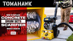 Electric 8” Concrete Scarifier Planer Grinder for Sidewalk Trip Hazard Repair, Traffic Line Removal