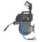 BluShield HumpBack 3000PSI All-in-One Pressure Washer System, Auto-Retractable Hose Reel, Industrial Pump, Accessories
