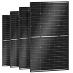 BougeRV 16BB N-Type 12V/24V 100 Watt Bifacial Solar Panel
