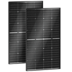 BougeRV 16BB N-Type 12V/24V 100 Watt Bifacial Solar Panel