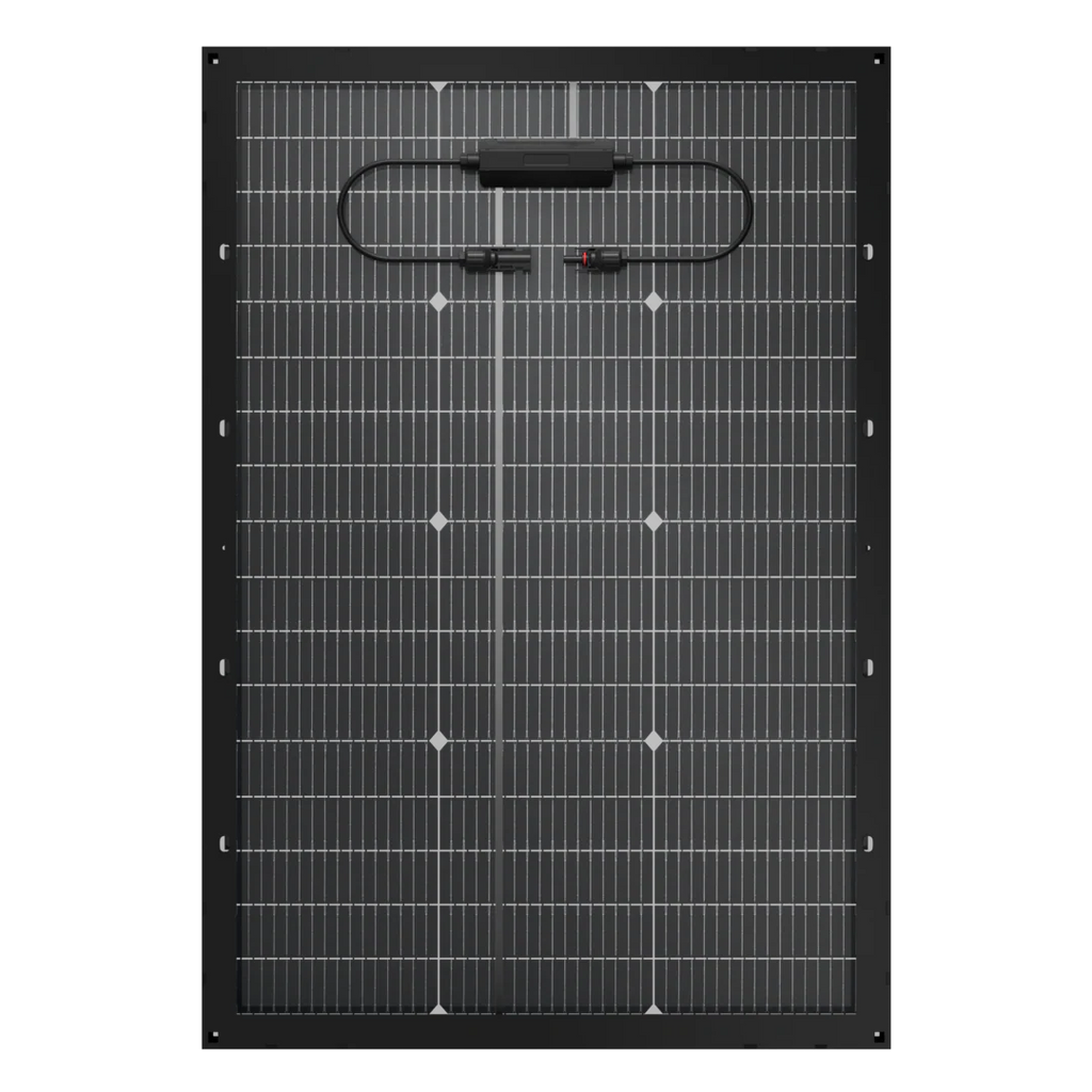 BougeRV 16BB N-Type 12V/24V 100 Watt Bifacial Solar Panel