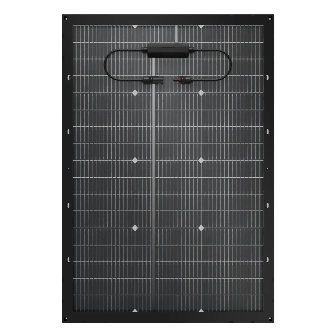 BougeRV 16BB N-Type 12V/24V 100 Watt Bifacial Solar Panel