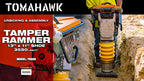 3.6HP Honda Vibratory Rammer Jumping Jack Tamper with Honda GXR120 Engine Impact Force 3,550 lbs/ft